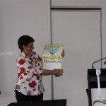 President Denise launching the calendar