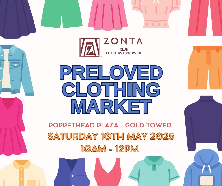 Pre-Loved Clothing Market - Charters Towers @ Poppet Head Plaza - Gold Tower