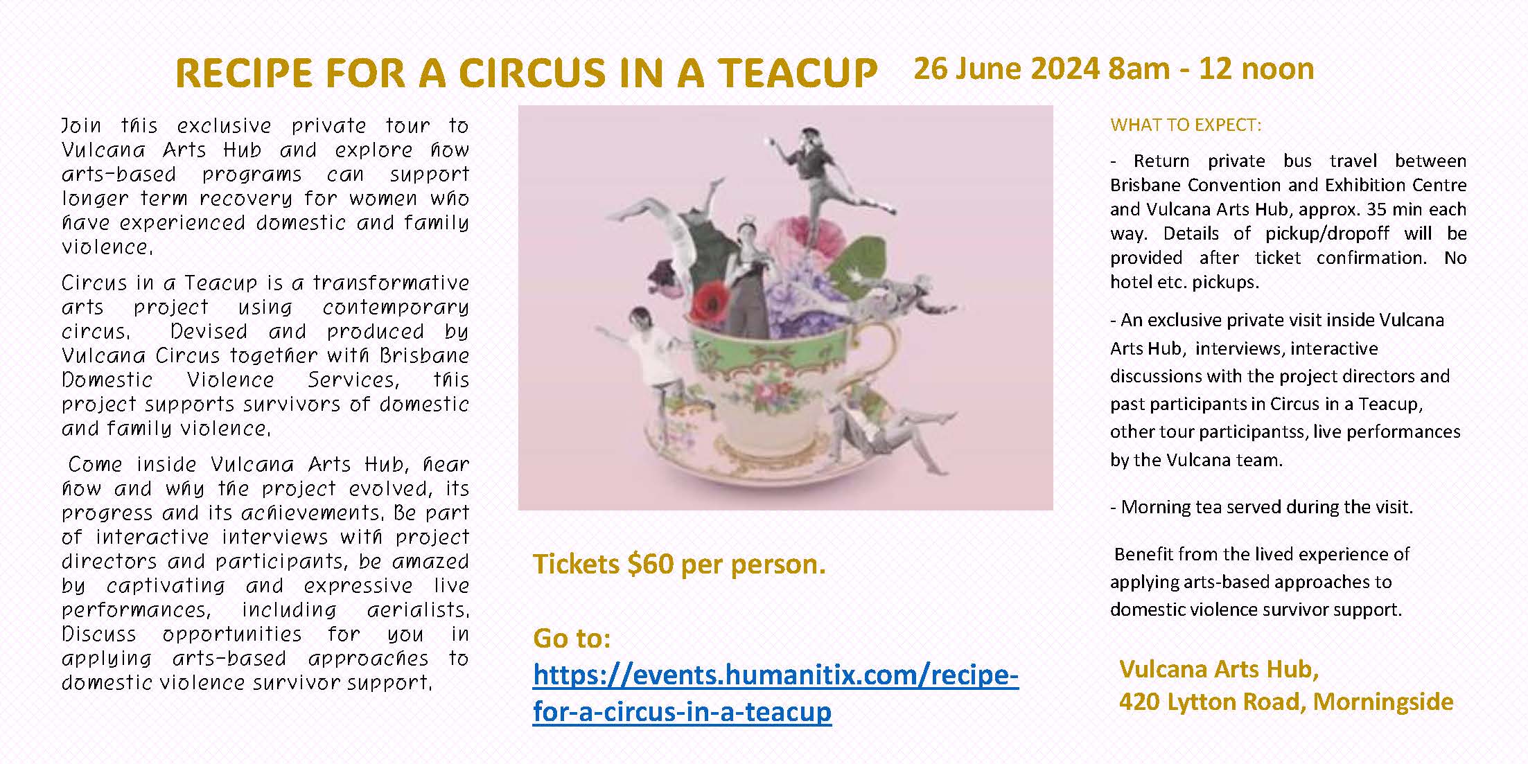 ZI Convention Tour - Recipe for a Circus in a Teacup @ ZI Convention Tour