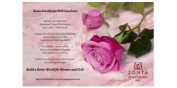 Zonta Stanthorpe Inc Pink Lunch Sat October 14th 2023 @ Queensland College of Wine Tourism